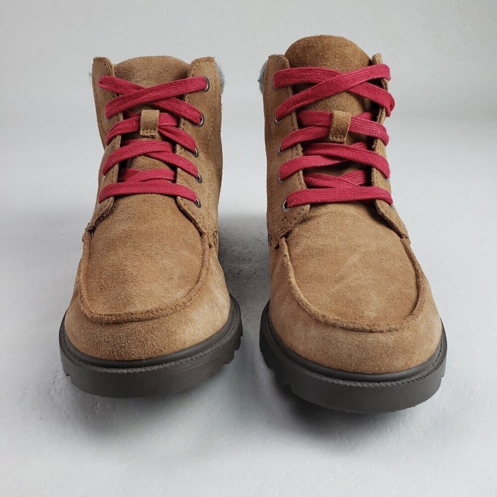 Sorel Madson Suede Waterproof Boot Womens 6 (Youth 5) Brown Ankle Hiking Lace Up - Picture 4 of 12